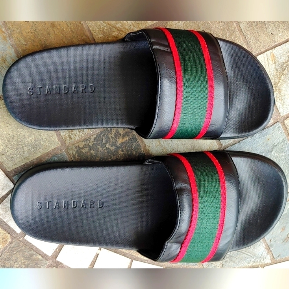 New SLIDES SLIP ON SANDALS MEN SIZE 8 WOMEN SIZE 9
